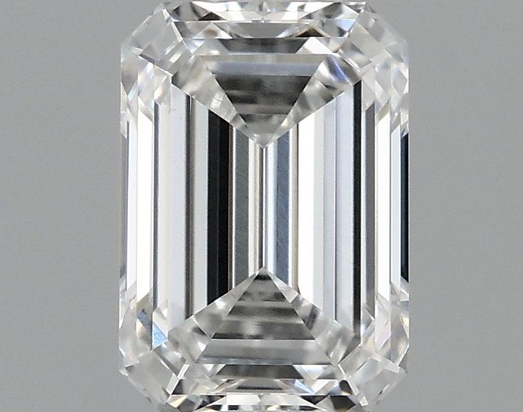 1.09 Carat Emerald Shaped Ideal Cut VVS2 IGI Certified Lab Grown Diamond