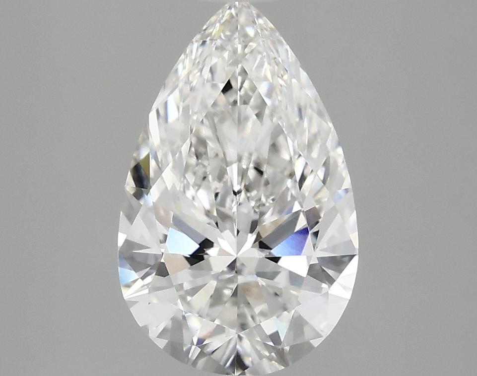 2.04 Carat Pear Shaped Ideal Cut VVS2 IGI Certified Lab Grown Diamond