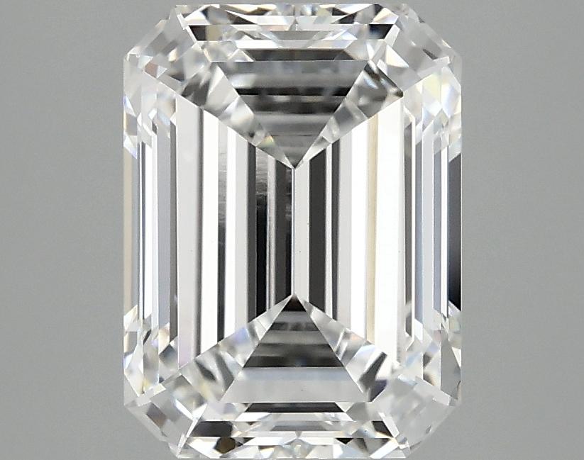 3.07 Carat Emerald Shaped Excellent Cut VVS2 IGI Certified Lab Grown Diamond