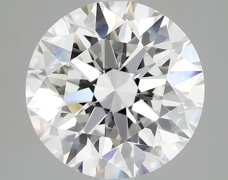 3.08 Carat Round Shaped Excellent Cut VVS2 IGI Certified Lab Grown Diamond