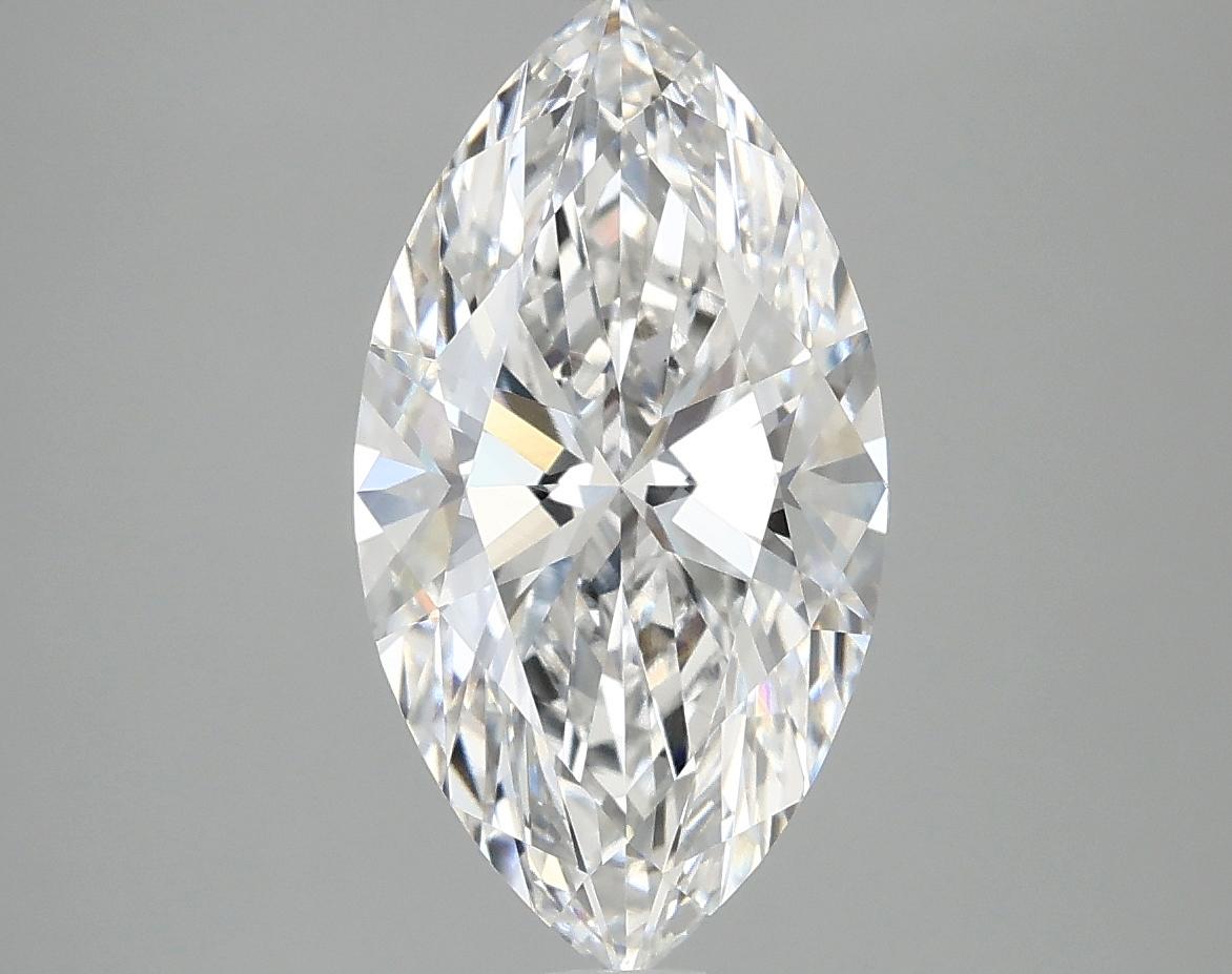 2.93 Carat Marquise Shaped Excellent Cut VVS2 IGI Certified Lab Grown Diamond