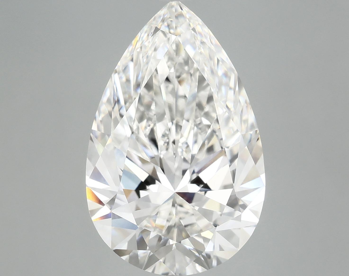7.54 Carat Pear Shaped Excellent Cut VS1 IGI Certified Lab Grown Diamond