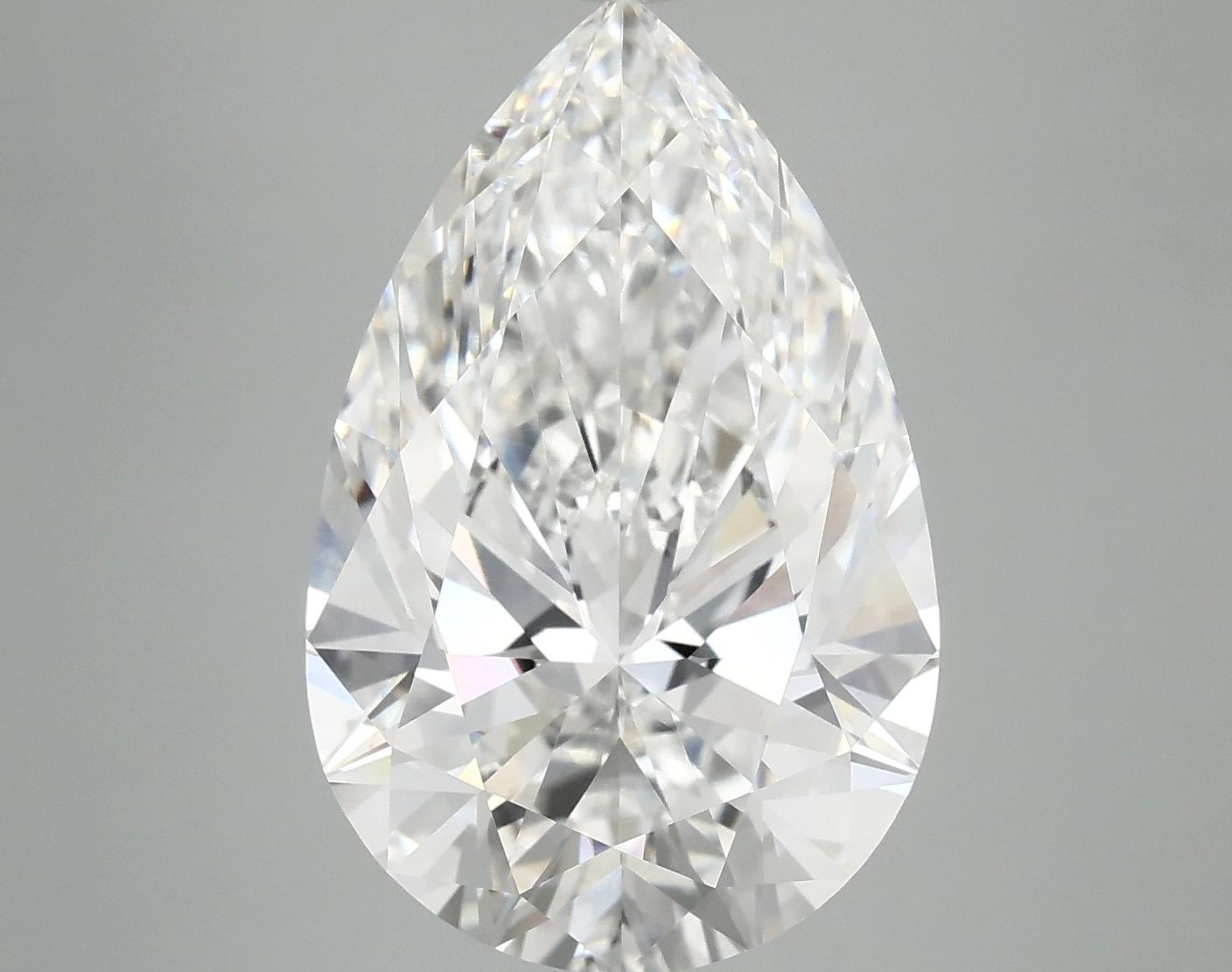 7.03 Carat Pear Shaped Ideal Cut VVS2 IGI Certified Lab Grown Diamond