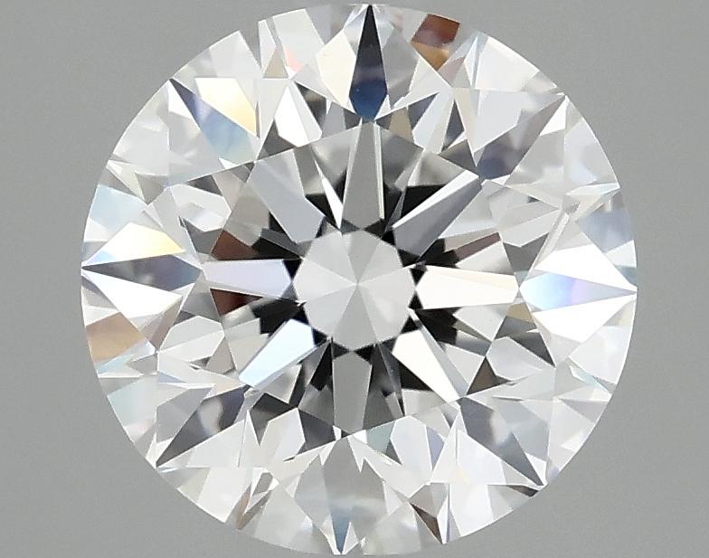 3.09 Carat Round Shaped Excellent Cut VVS2 IGI Certified Lab Grown Diamond