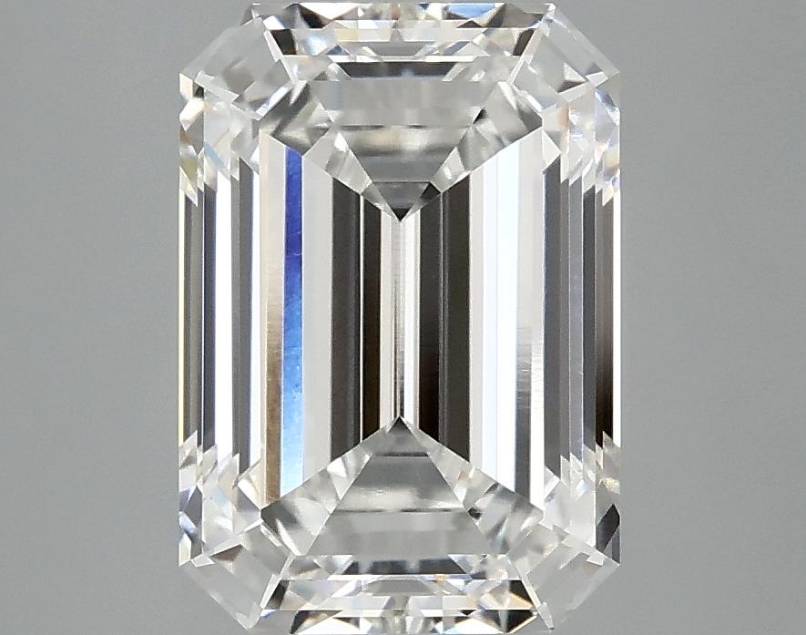3.61 Carat Emerald Shaped Ideal Cut VVS2 IGI Certified Lab Grown Diamond