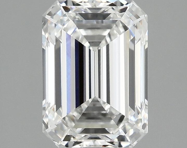 2.08 Carat Emerald Shaped Ideal Cut VVS2 IGI Certified Lab Grown Diamond