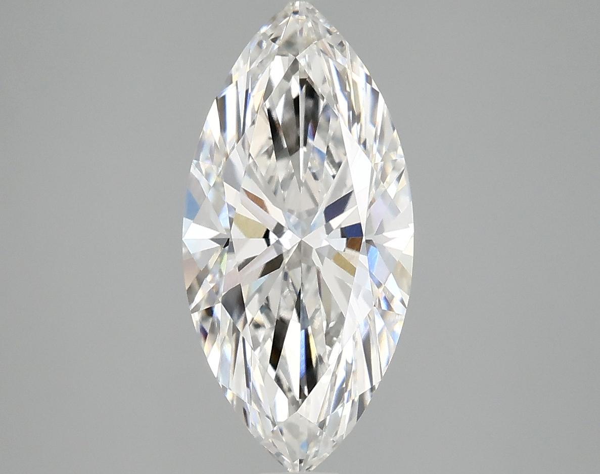 2.43 Carat Marquise Shaped Excellent Cut VVS2 IGI Certified Lab Grown Diamond