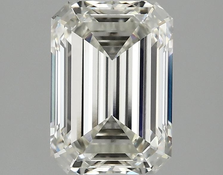 2.07 Carat Emerald Shaped Ideal Cut VVS2 IGI Certified Lab Grown Diamond