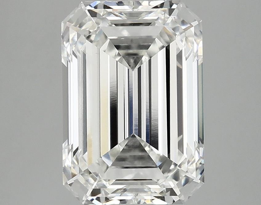 3.05 Carat Emerald Shaped Ideal Cut VVS2 IGI Certified Lab Grown Diamond