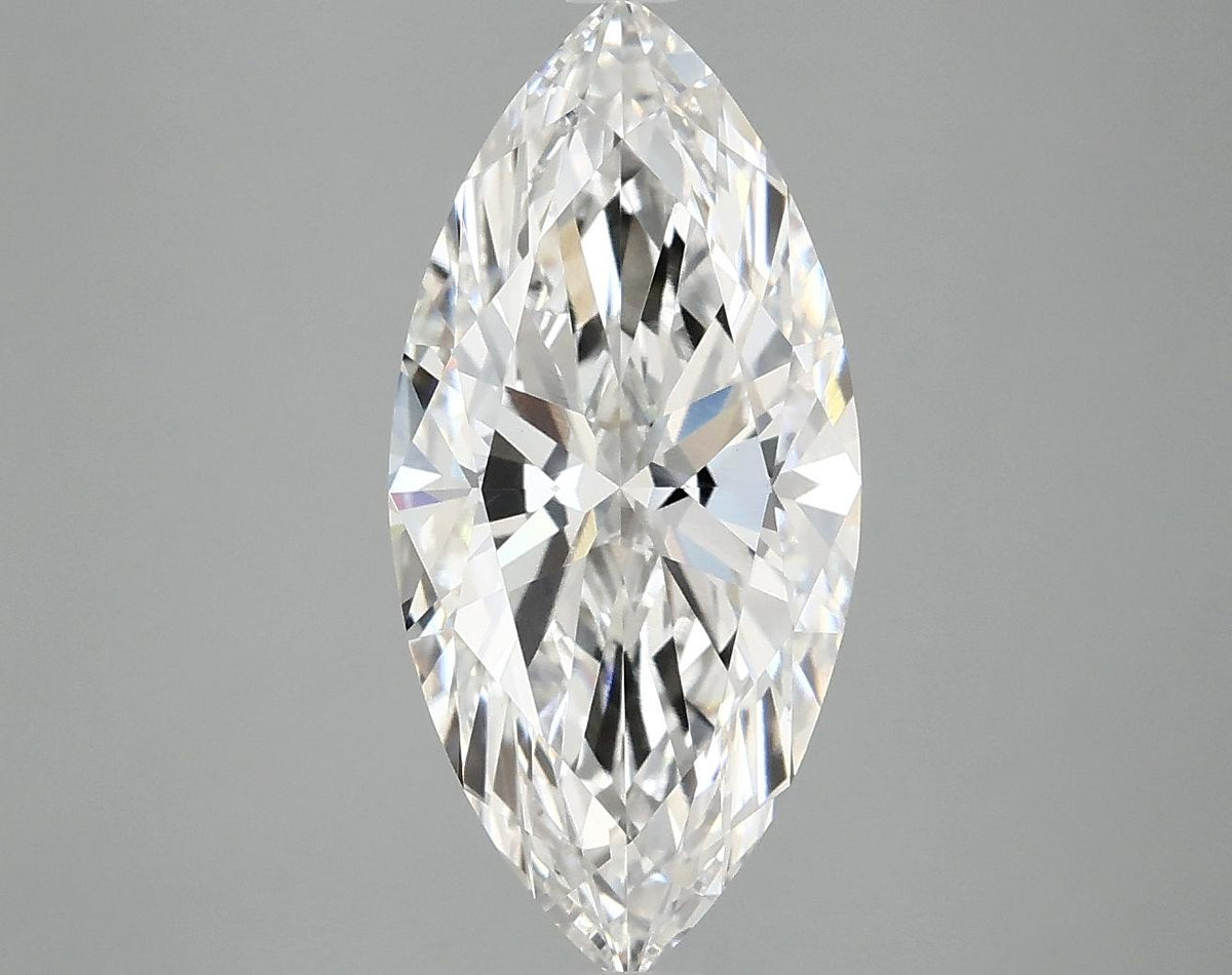 3.07 Carat Marquise Shaped Excellent Cut VVS2 IGI Certified Lab Grown Diamond
