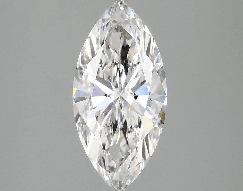 2.01 Carat Marquise Shaped Excellent Cut VVS2 IGI Certified Lab Grown Diamond