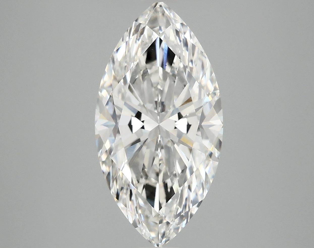 3.07 Carat Marquise Shaped Ideal Cut VS2 IGI Certified Lab Grown Diamond