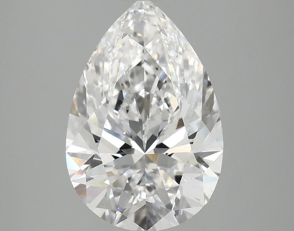 3.08 Carat Pear Shaped Excellent Cut VS2 IGI Certified Lab Grown Diamond