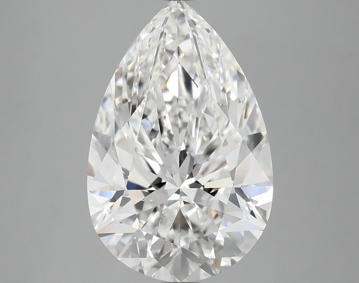 5.06 Carat Pear Shaped Excellent Cut VVS2 IGI Certified Lab Grown Diamond