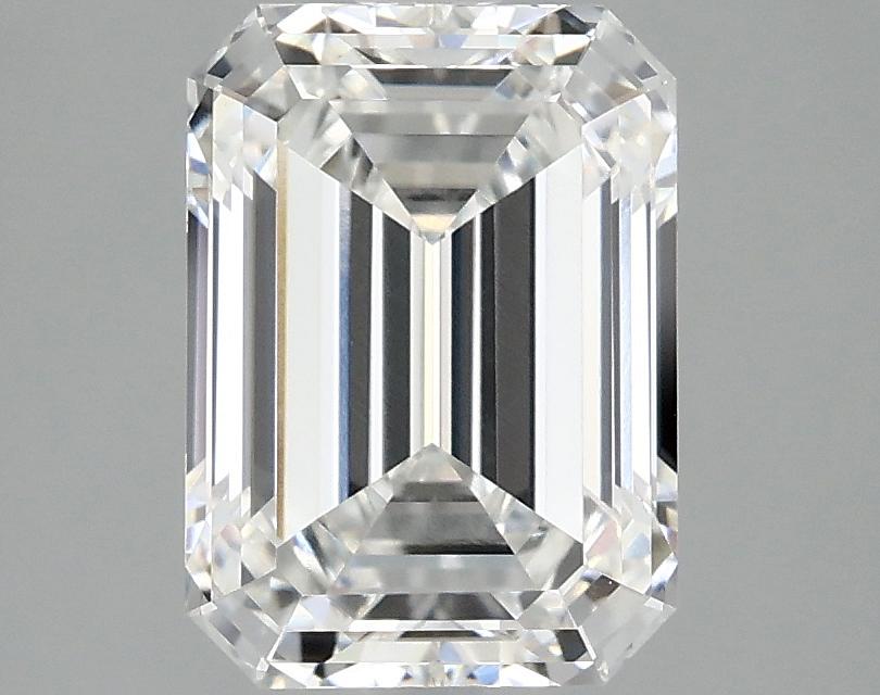 2.58 Carat Emerald Shaped Ideal Cut VVS2 IGI Certified Lab Grown Diamond