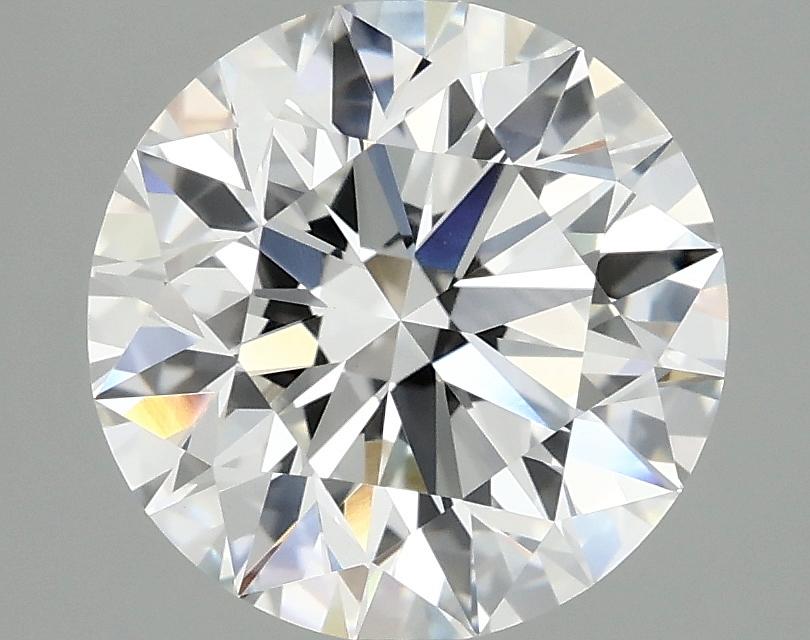 3.08 Carat Round Shaped Ideal Cut VVS2 IGI Certified Lab Grown Diamond
