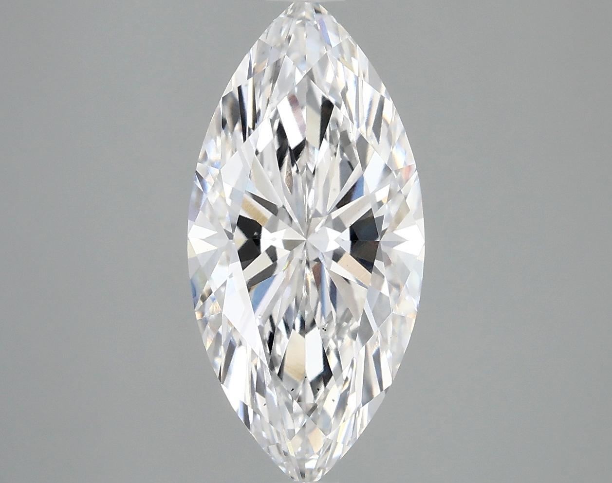 2.59 Carat Marquise Shaped Excellent Cut VS2 IGI Certified Lab Grown Diamond
