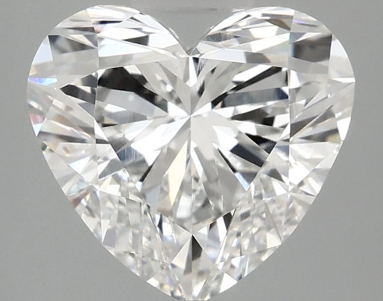 2.58 Carat Heart Shaped Ideal Cut VVS2 IGI Certified Lab Grown Diamond