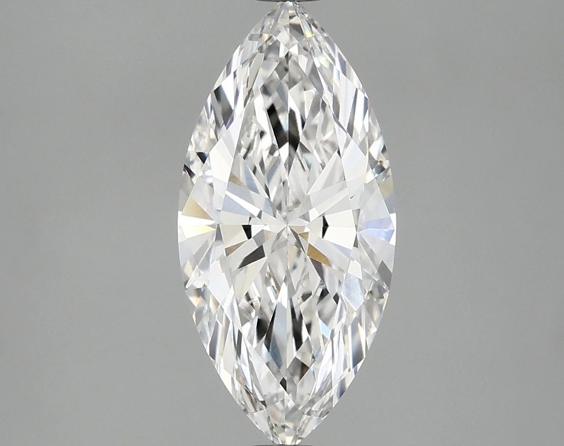 1.97 Carat Marquise Shaped Excellent Cut VVS2 IGI Certified Lab Grown Diamond