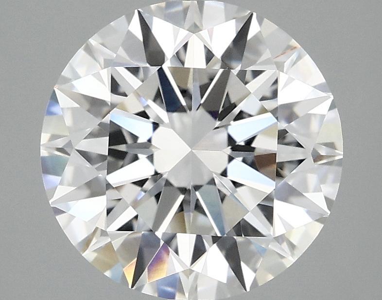 3.08 Carat Round Shaped Ideal Cut VVS2 IGI Certified Lab Grown Diamond