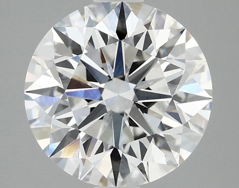3.08 Carat Round Shaped Excellent Cut VVS2 IGI Certified Lab Grown Diamond