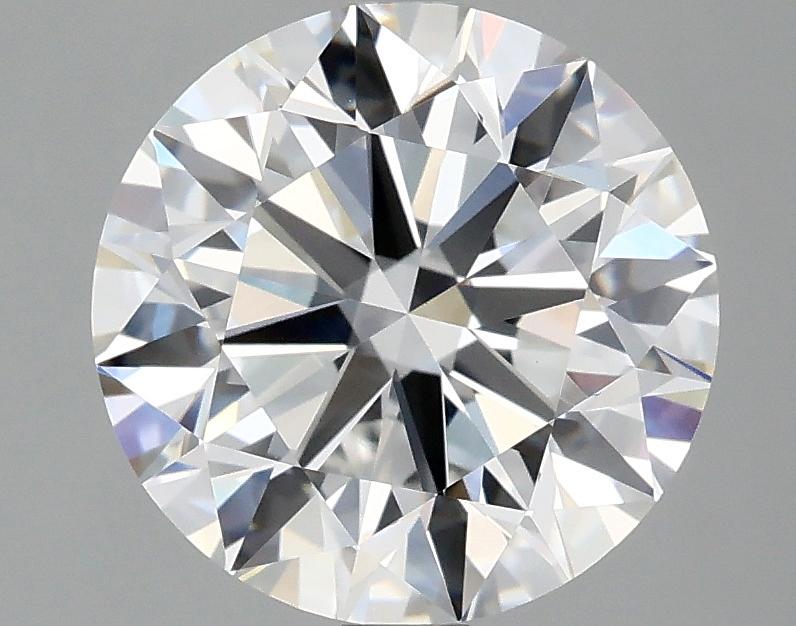 3.08 Carat Round Shaped Excellent Cut VVS2 IGI Certified Lab Grown Diamond