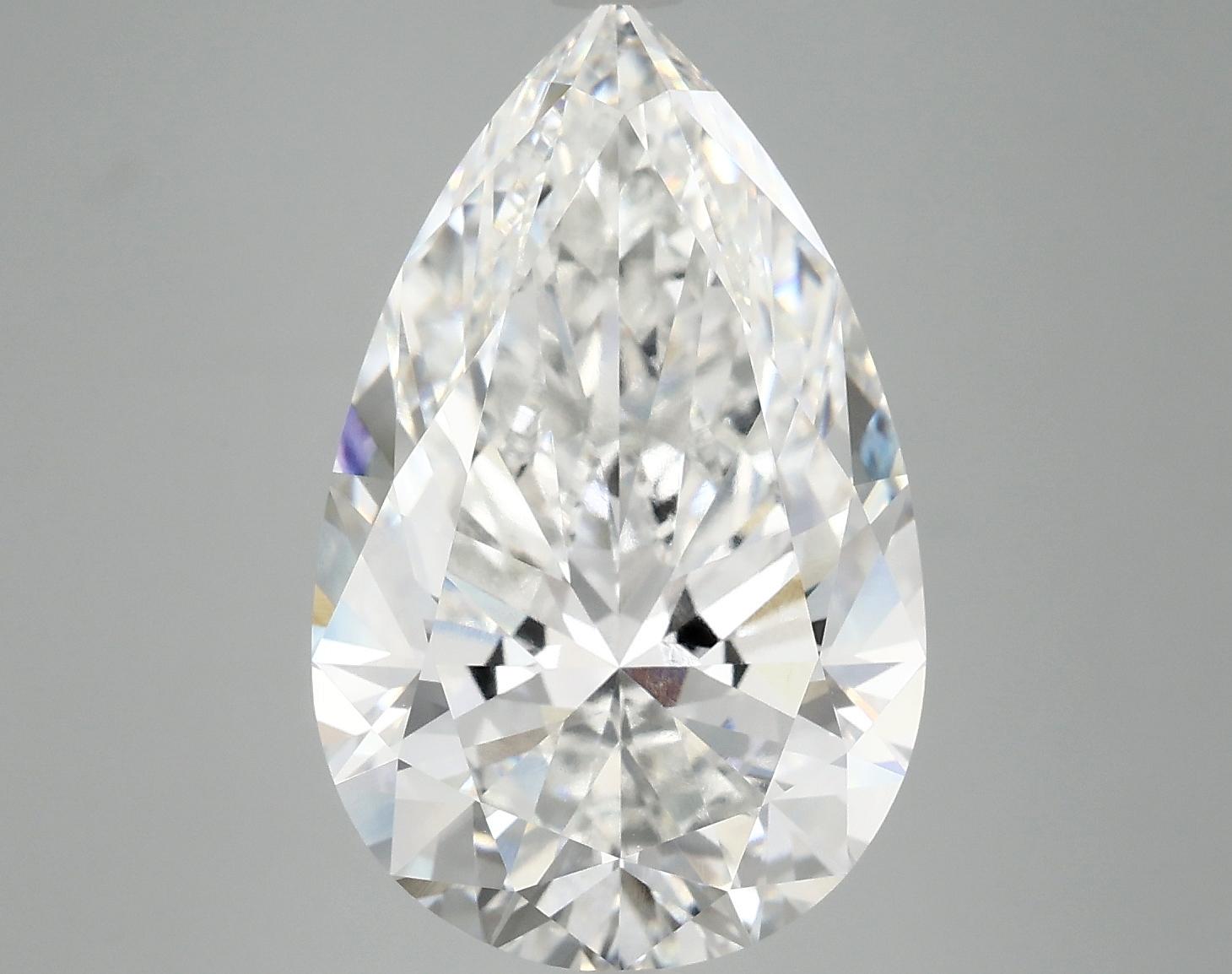 7.3 Carat Pear Shaped Ideal Cut VVS2 IGI Certified Lab Grown Diamond