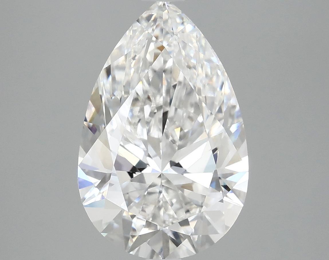4.0 Carat Pear Shaped Excellent Cut VVS2 IGI Certified Lab Grown Diamond