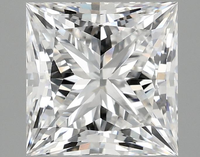 2.05 Carat Princess Shaped Ideal Cut VVS2 IGI Certified Lab Grown Diamond