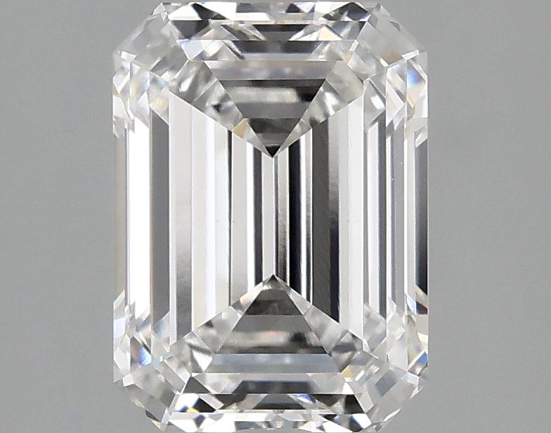 2.09 Carat Emerald Shaped Excellent Cut VVS2 IGI Certified Lab Grown Diamond