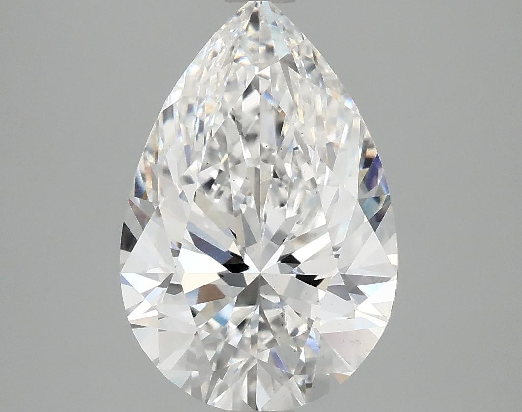 3.09 Carat Pear Shaped Excellent Cut VS2 IGI Certified Lab Grown Diamond