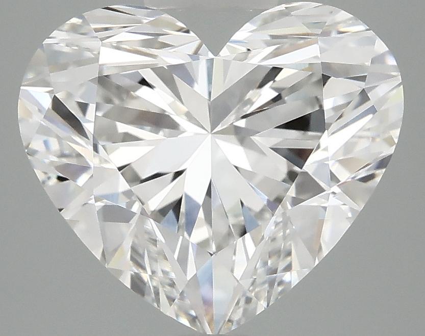 4.05 Carat Heart Shaped Ideal Cut VVS2 IGI Certified Lab Grown Diamond