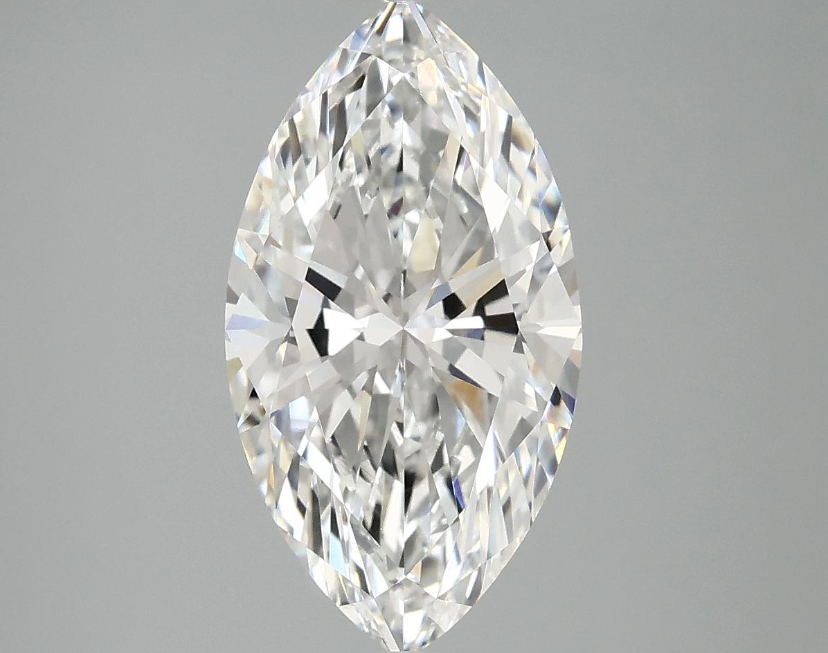 3.03 Carat Marquise Shaped Excellent Cut VVS2 IGI Certified Lab Grown Diamond