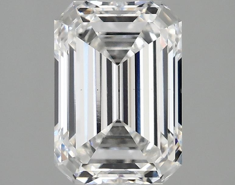 2.1 Carat Emerald Shaped Ideal Cut VS2 IGI Certified Lab Grown Diamond
