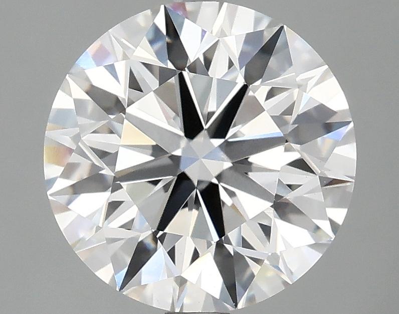 3.08 Carat Round Shaped Excellent Cut VVS2 IGI Certified Lab Grown Diamond