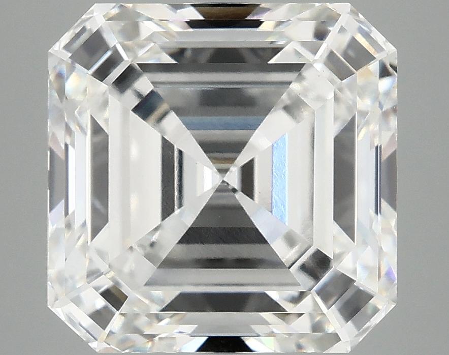 6.09 Carat Asscher Shaped Excellent Cut VVS2 IGI Certified Lab Grown Diamond