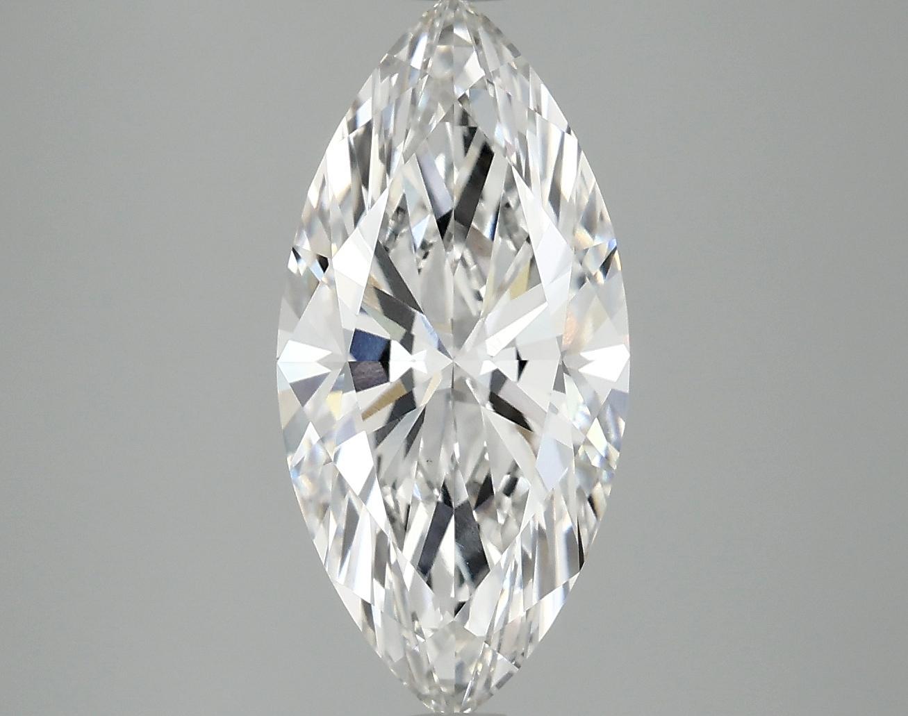 3.07 Carat Marquise Shaped Excellent Cut VS1 IGI Certified Lab Grown Diamond