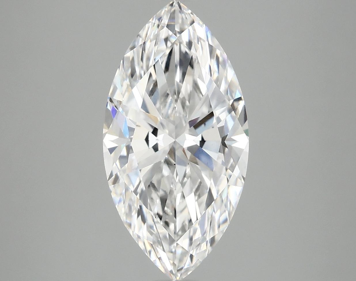 3.02 Carat Marquise Shaped Ideal Cut VS2 IGI Certified Lab Grown Diamond