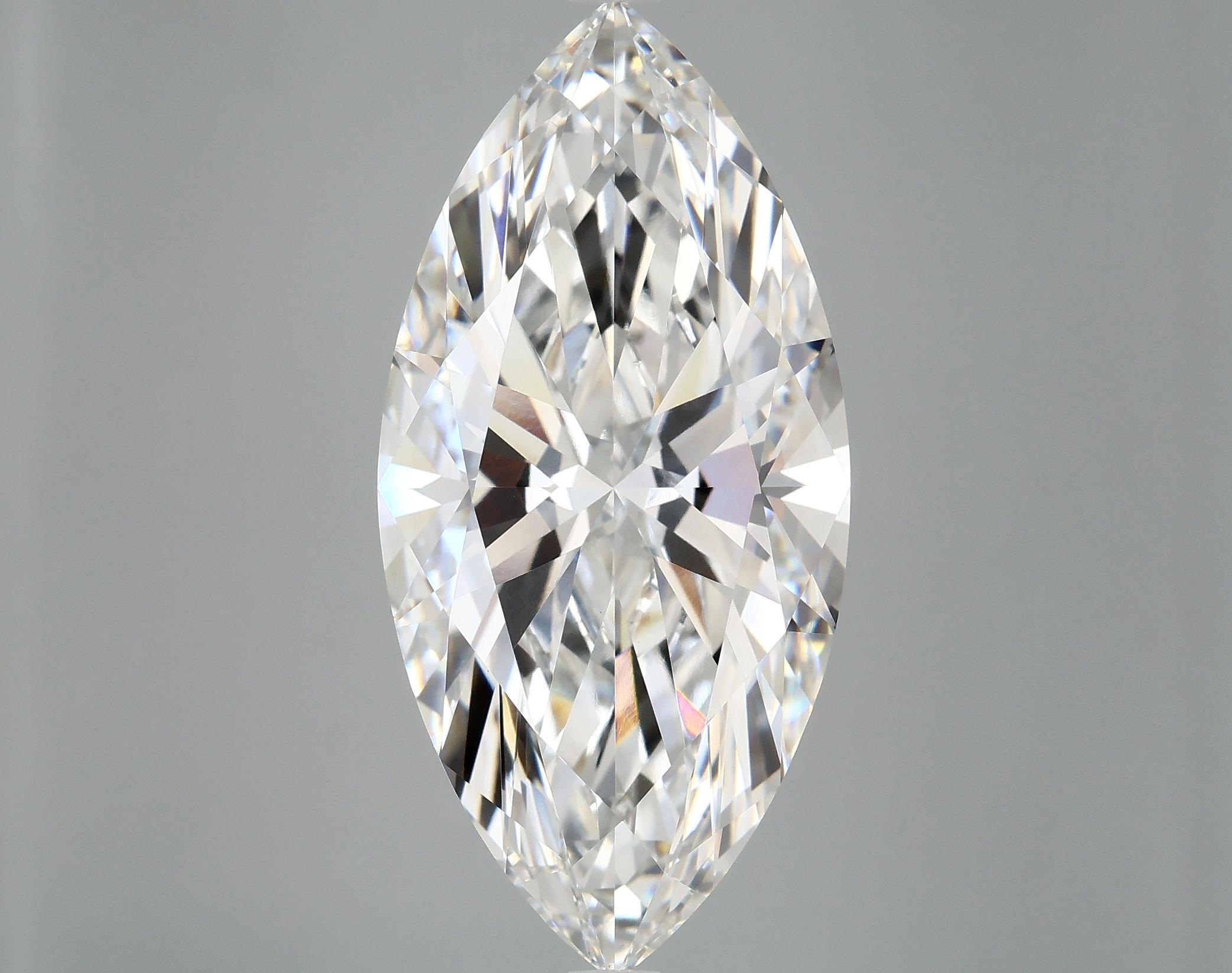 10.54 Carat Marquise Shaped Excellent Cut VVS2 IGI Certified Lab Grown Diamond