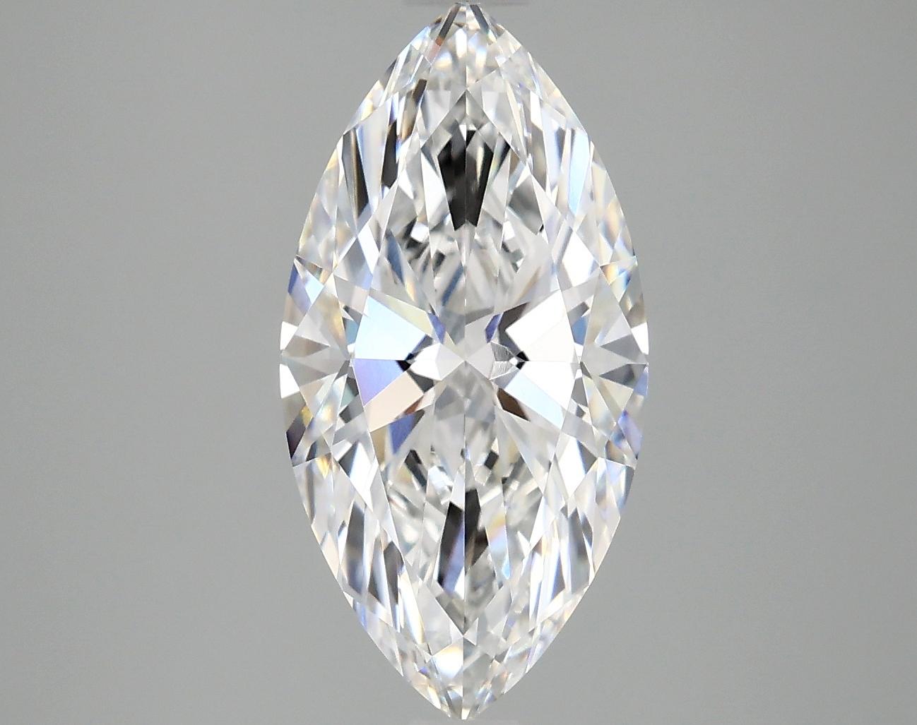 3.01 Carat Marquise Shaped Ideal Cut VVS2 IGI Certified Lab Grown Diamond