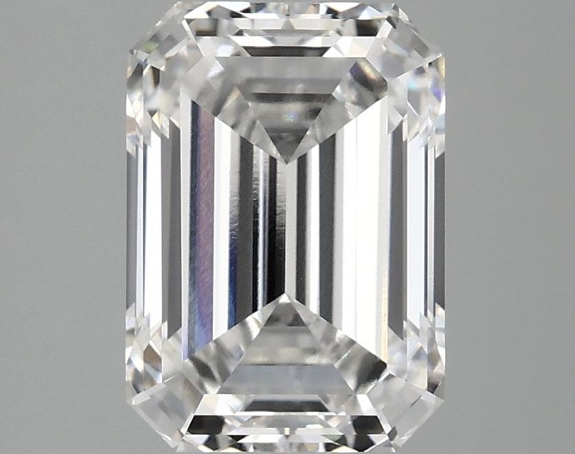 3.08 Carat Emerald Shaped Ideal Cut VVS2 IGI Certified Lab Grown Diamond