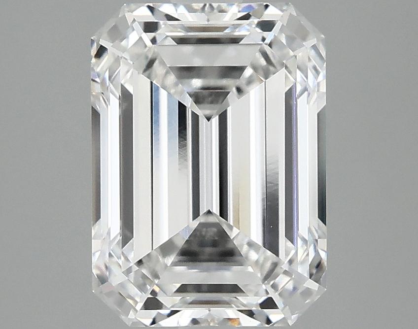 3.07 Carat Emerald Shaped Excellent Cut VVS2 IGI Certified Lab Grown Diamond