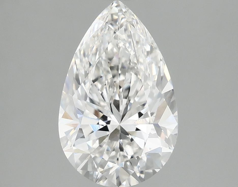 2.07 Carat Pear Shaped Ideal Cut VVS2 IGI Certified Lab Grown Diamond