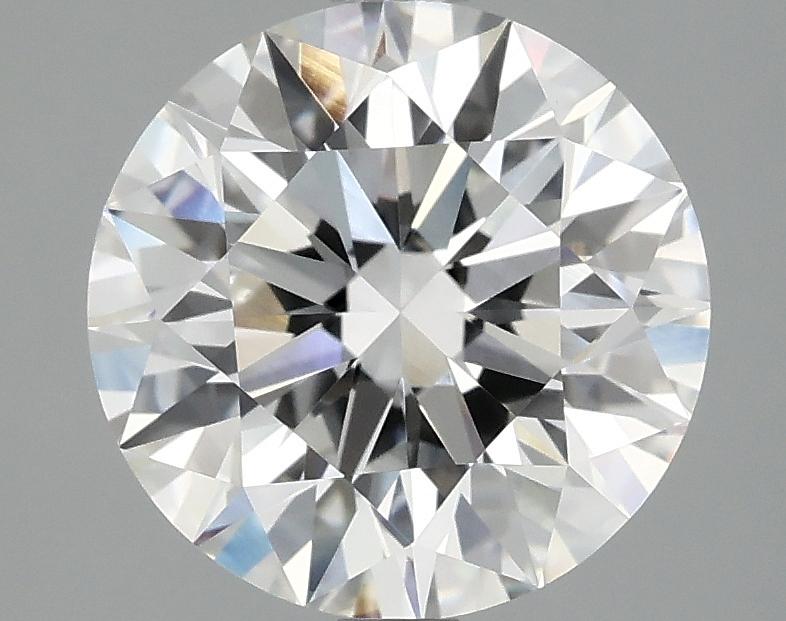 3.08 Carat Round Shaped Excellent Cut VS1 IGI Certified Lab Grown Diamond