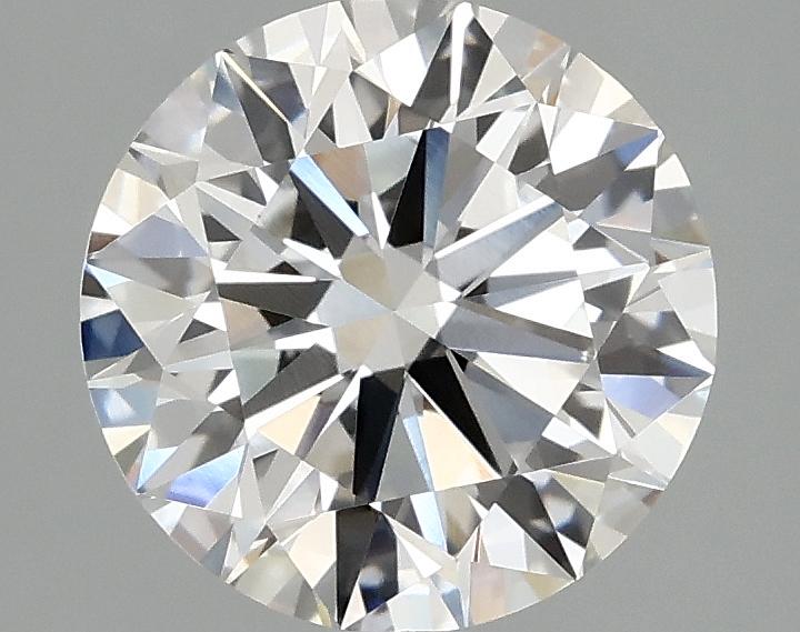 2.05 Carat Round Shaped Ideal Cut VVS2 IGI Certified Lab Grown Diamond