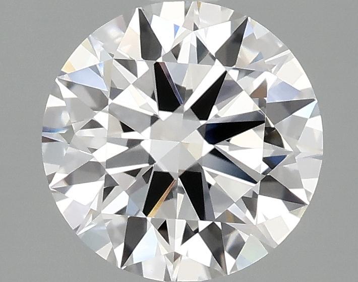 2.06 Carat Round Shaped Ideal Cut VVS2 IGI Certified Lab Grown Diamond