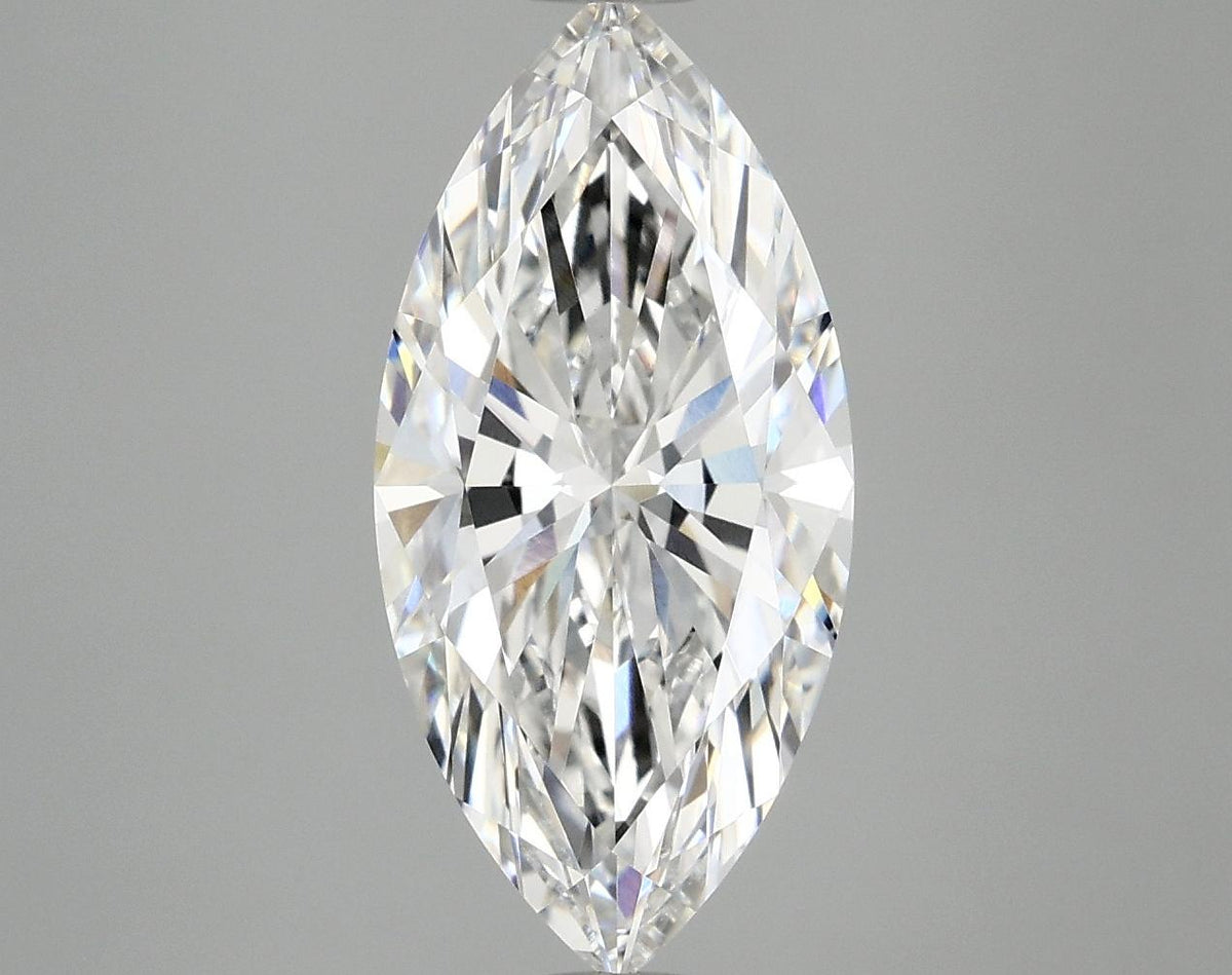 3.03 Carat Marquise Shaped Excellent Cut VVS2 IGI Certified Lab Grown Diamond