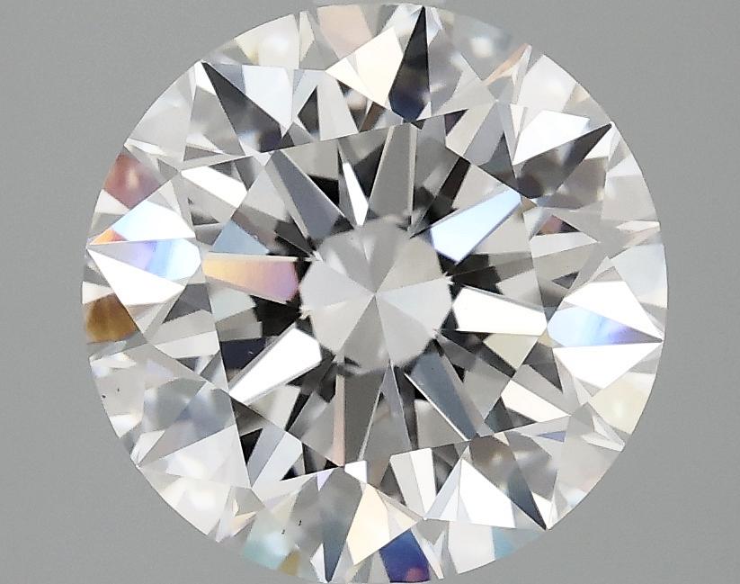 3.07 Carat Round Shaped Excellent Cut VVS2 IGI Certified Lab Grown Diamond