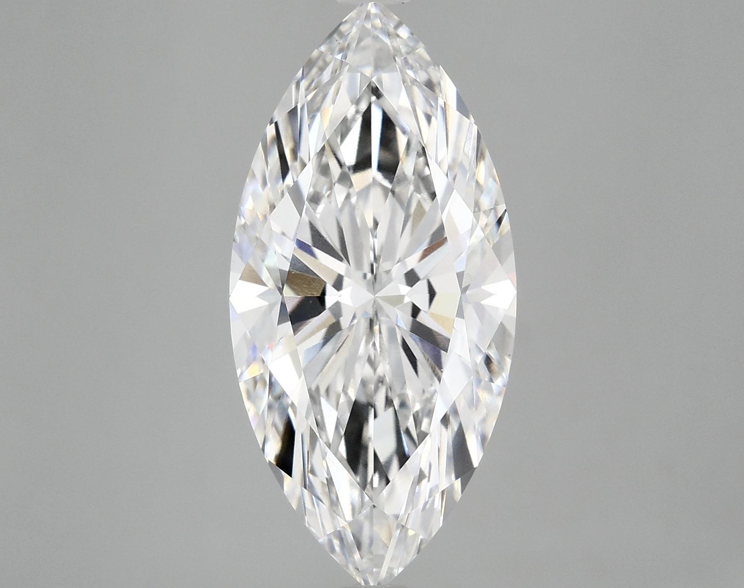 4.84 Carat Marquise Shaped Excellent Cut VVS2 IGI Certified Lab Grown Diamond