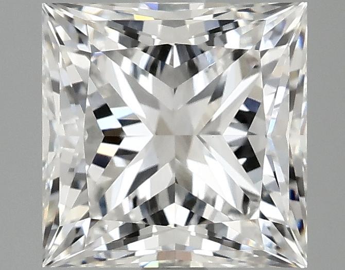 2.91 Carat Princess Shaped Ideal Cut VVS2 IGI Certified Lab Grown Diamond